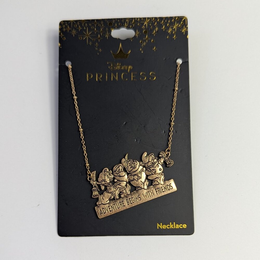 Disney Princess Seven Dwarfs Adventure Begins With Friends Necklace